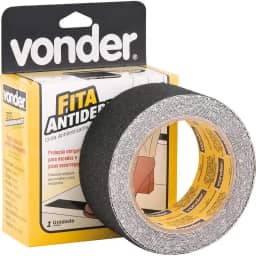 Vonder, Fita Antiderrapante, 50 Mm X 15 M, Preta.