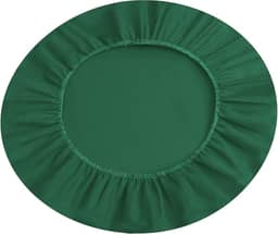 Kit 4 Capas Sousplat Redondo Liso Tecido Oxford 35x35cm Jogo Americano Mesa Posta 4 Lugares Verde