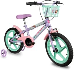 Verden Bicicleta Infantil Casa Magica Da Gabby Aro 16 com cestinha e rodinhas de apoio
