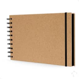 NISTI PRINT, Scrapbook Álbum de Fotos Caderno Criativo C/Capa Dura Kraft