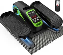 018 Mini exercitador motorizado de perna elíptico sob a mesa, 12 velocidades, 5 modos, enquanto está sentado para idosos, como visto na TV, com tapete antiderrapante, silencioso e portátil