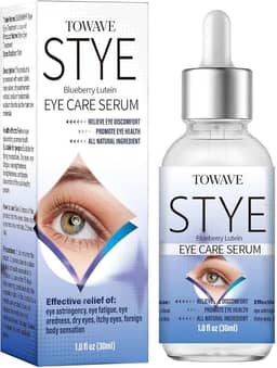 TOWAVE Tratamento Para Terçol Nos Olhos, Soro Natural Em Gotas Alívio De Terçol, Calázio E Blefarite, Removedor Rápido Restaurar A Saúde Da Pele (1 Fl Oz) (Pacote Com 1), Original)