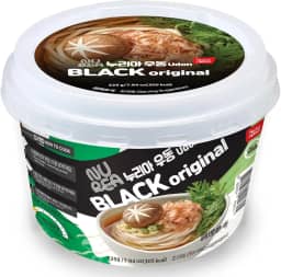 Macarrão Instantâneo Nurea Black Original Udon Coreano em Bowl, 225g, 305 Kcal