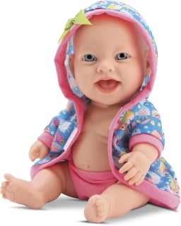 Bambola Boneca Babys Banho 24cm Rosa