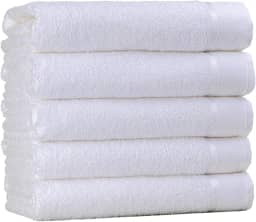 Kit 10 Toalha Rosto 50x80cm Gramatura 400g Branca