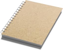 Caderno A5 SEM PAUTA, 21x14cm, 80 Folhas, 90G