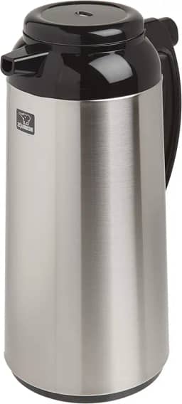 Zojirushi Garrafa térmica premium, 1,85 litros, aço inoxidável escovado