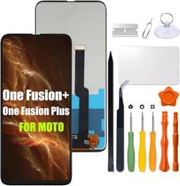 Tela LCD de substituição para Motorola Moto One Fusion+ Plus para Moto One Fusion+ / One Fusion Plus tela sensível ao toque digitalizador com kit de reparo