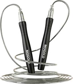 Corda de pular, corda de pular de alta velocidade - qualidade premium sem emaranhados - Design sem parafusos de travamento automático - Cordas de pular para fitness - Corda de pular para