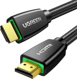 UGREEN Cabo HDMI 4K 6.6FT, cabo HDMI trançado de alta velocidade de 18 Gbps 2.0 com Ethernet, suporte 4K 60 Hz 2160P 1080P 3D ARC compatível com monitor de TV UHD computador Xbox 360 PS5 PS4