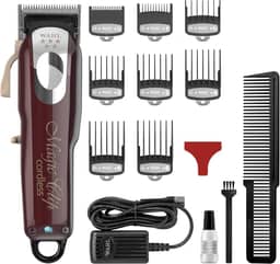 Aparador Cabelo Wahl Magic Clip Cordless, Wahl, MAGIC CLIP CORDLESS- 5 STARS, Vermelha/Cinza