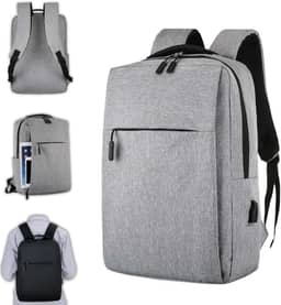 Mochila Executiva Notebook Slim Faculdade Trabalho Viagem Passeio Reforçada com Porta USB 15,6'' | Marca Izal®