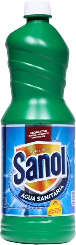 Água Sanitária, Sanol, 1 Litro, Verde