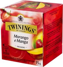 Chá Morango e Manga 15G - Caixa com 10 Unid