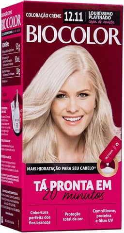 Biocolor Tintura Creme 12.11 Louríssimo Ousado Mini Kit