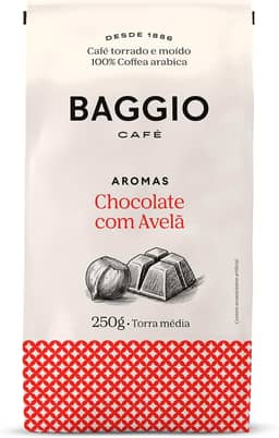 Baggio Café Café Torrado e Moído Aroma de Chocolate com Avelã 250g