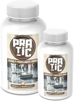 Resina Epoxi Porcelanato Liquido Transparente Pratic 1 Kg