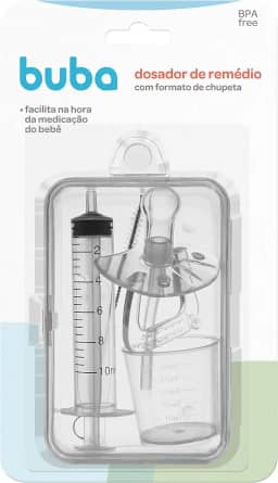 Buba Dosador De Remedio Com Formato Chupeta