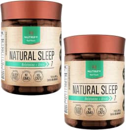 Kit 2X: Natural Sleep Nutrify 60 Cápsulas