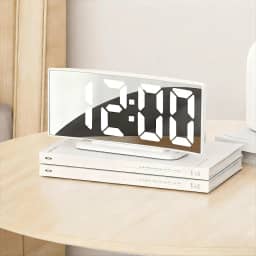 Despertador digital com visor grande 12/24H, despertador alimentado por bateria para casa, escritório, quarto, Natal, Halloween, presente de aniversário para mulheres, meninos, meninas (não inclui