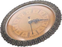 DIYEAH Relógio Vintage Com Cabeça Redonda E Numeral Romano Movimento De Quartzo Artesanal Clássico