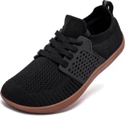 Tênis de caminhada minimalista largo para homens e mulheres | Sola Zero Drop | Relaxamento ideal