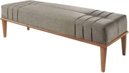 Recamier Em Linho Valentin Agarb Decor Cor:Linho Cinza