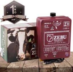 Eletrificador De Cerca Elétrica Rural Zebu ZK50 Bivolt Vermelho