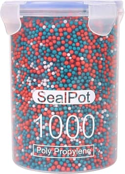 CCINEE Bolas de espuma de Natal suprimentos de slime contas de espuma coloridas de 2 a 3 mm para decoração de arte caseira, festa de Natal e casamento