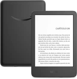 Kindle 16 GB (Geração mais recente) - Leve e compacto, com tela antirreflexo, trocas de página mais rápidas, luz frontal ajustável e bateria de longa duração - Cor Preta
