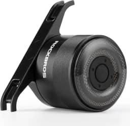 ROCKBROS Luz traseira de bicicleta, luz traseira para bicicleta, 5 modos, recarregável tipo C, leve, IPX5, lanterna traseira de bicicleta de liga de alumínio para passeios noturnos