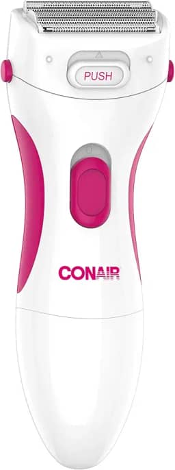 Depilador Feminino Corporal e Facial Conair Twin Foil Rosa, Pilha