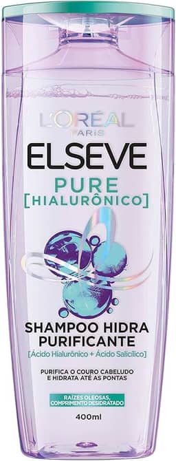 ELSÉVE Shampoo L'Oréal Paris Elseve Pure Hialurônico 400Ml