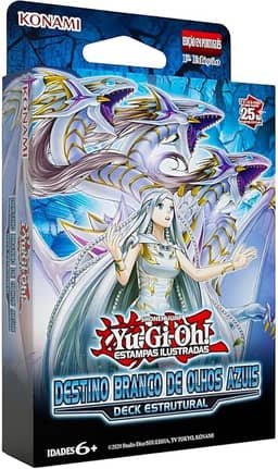 Konami Yu-Gi-Oh! Deck Estrutural Destino Branco de Olhos Azuis, 50 Cartas, Cartas em Português,