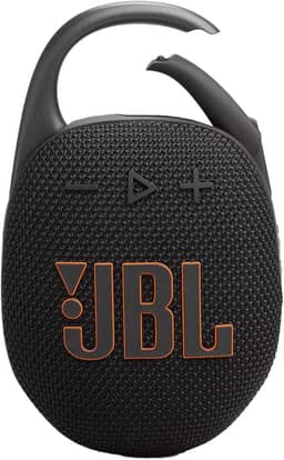 JBL, Caixa de Som, Clip 5, Bluetooth, Portátil, À Prova D'água e Poeira, Com Auracast - Preta