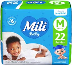 Mili Fralda Ultra Seca Jumbinho M 1X22