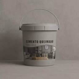 Revestimento Cimento Queimado Piso E Parede Pronto Pra Uso 5Kg