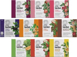 Combo Chá Leão Frutas e Flores - 10 Caixas com 100 Sachês