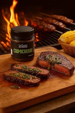 Tempero Molho Chimichurri 160g Artesanal Ideal P/Carne e Marinadas