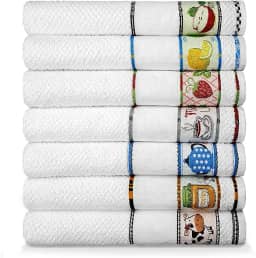 Kit 06 Panos de Copa Dohler Vigo Jacquard para Bordar Sortido