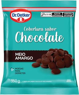 Cob. Moedas Chocolate Meio Amargo