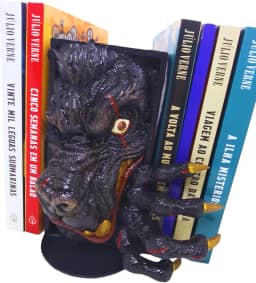 3D Presentes Criativos Aparador de Livros Booknook Lobisomem Terror