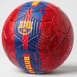 Bola Futebol Oficial Barcelona Time Clube Tamanho Padrão 5 PVC Profissional Masculino Feminino Adulto Junior Juvenil Jogo Campo Society Futsal Grama Sintética e Natural Colorida Resistente Lincenciada