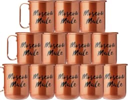 Caneca para Moscow Mule 380ml 12 Unidades