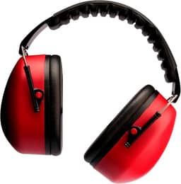 3M, Muffler, Abafador de Som e Ruído, 1 unidade - Vermelho e Preto