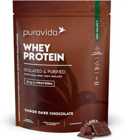 Puravida Proteínas Whey Protein Isolado Dark Chocolate 450g