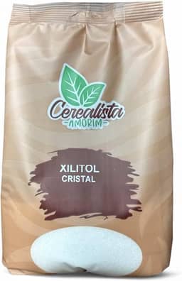 Xilitol Cristal Puro 1Kg Cerealista Amorim