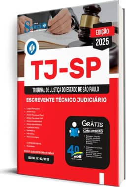 Apostila TJ-SP - Escrevente Técnico Judiciário