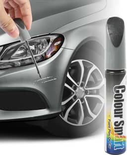 Zlirfy Caneta de reparo de arranhões de carro - Caneta de tinta automotiva para retoque rápido e fácil de arranhões de carro - Caneta de pintura transparente apaga arranhões (cinza)