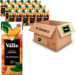 Pack de DEL VALLE PESSEGO TP 200ML 18 unidades
